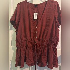 Torrid Flutter Sleeve Top